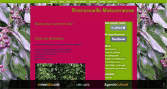 Desktop Screenshot of emmanuellemaisonneuve.com